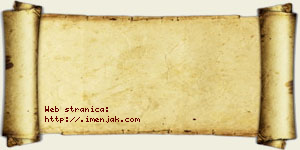 Hana Devetaković vizit kartica